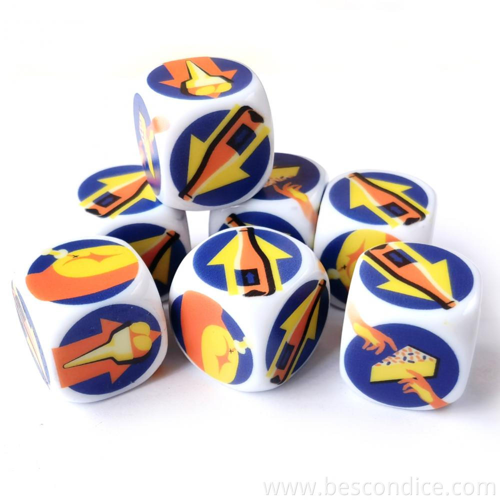 Cmyk Printing Game Dice Cmyk Printing Game Dice